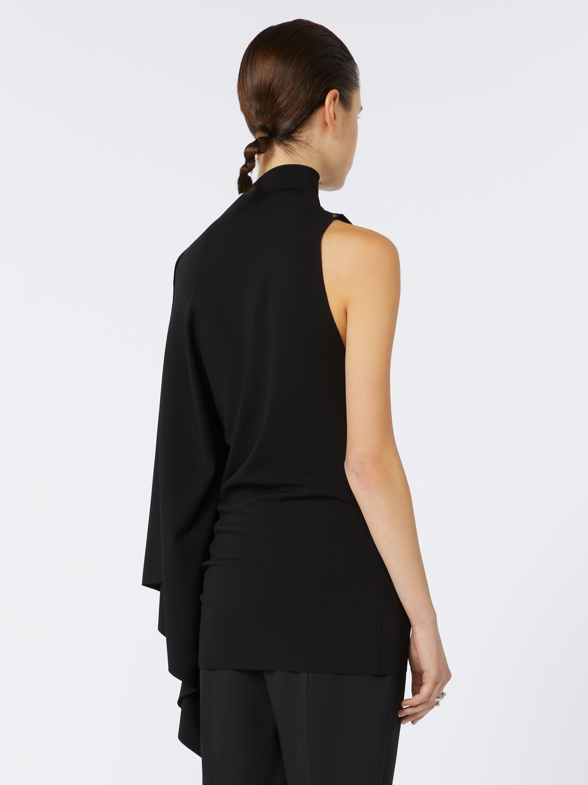 FIORELLA Asymmetric jersey top - 4
