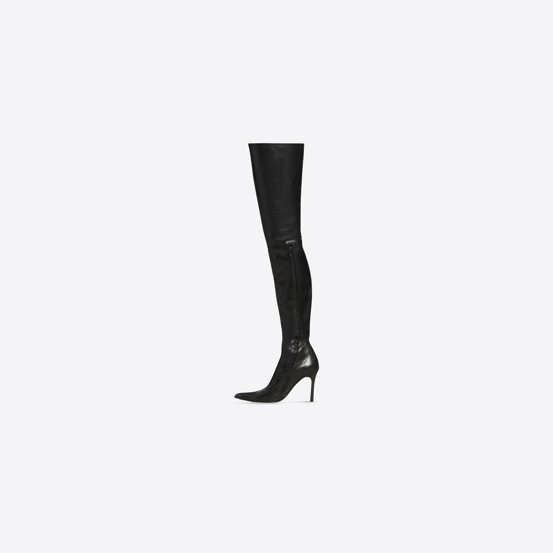 Women's Odeon 100mm Over-the-knee Boot in Black - 6