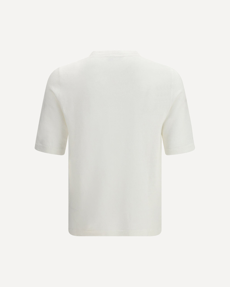 LARDINI Linen and cotton knit T-shirt outlook