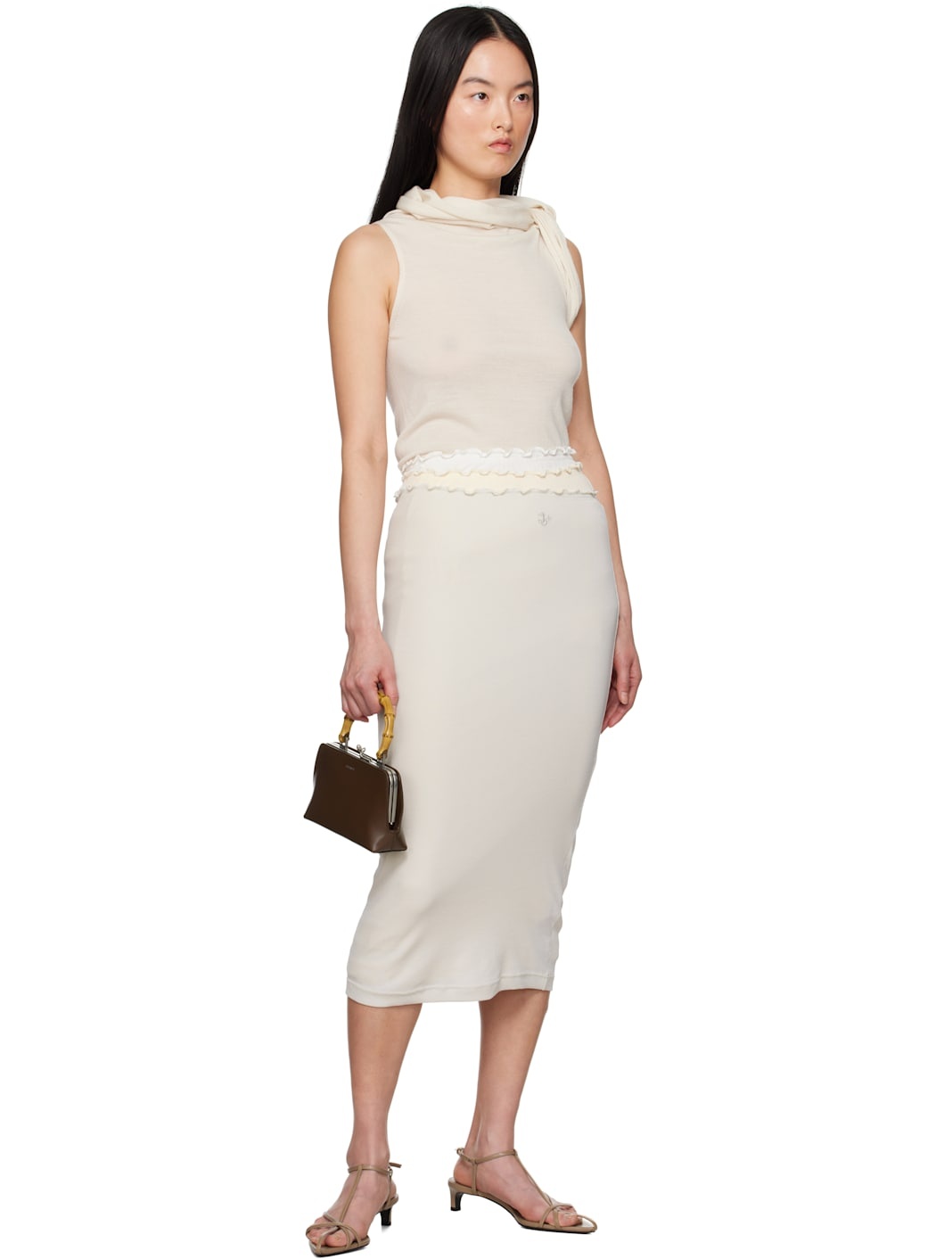 Multicolor Three Layers Midi Skirt - 6