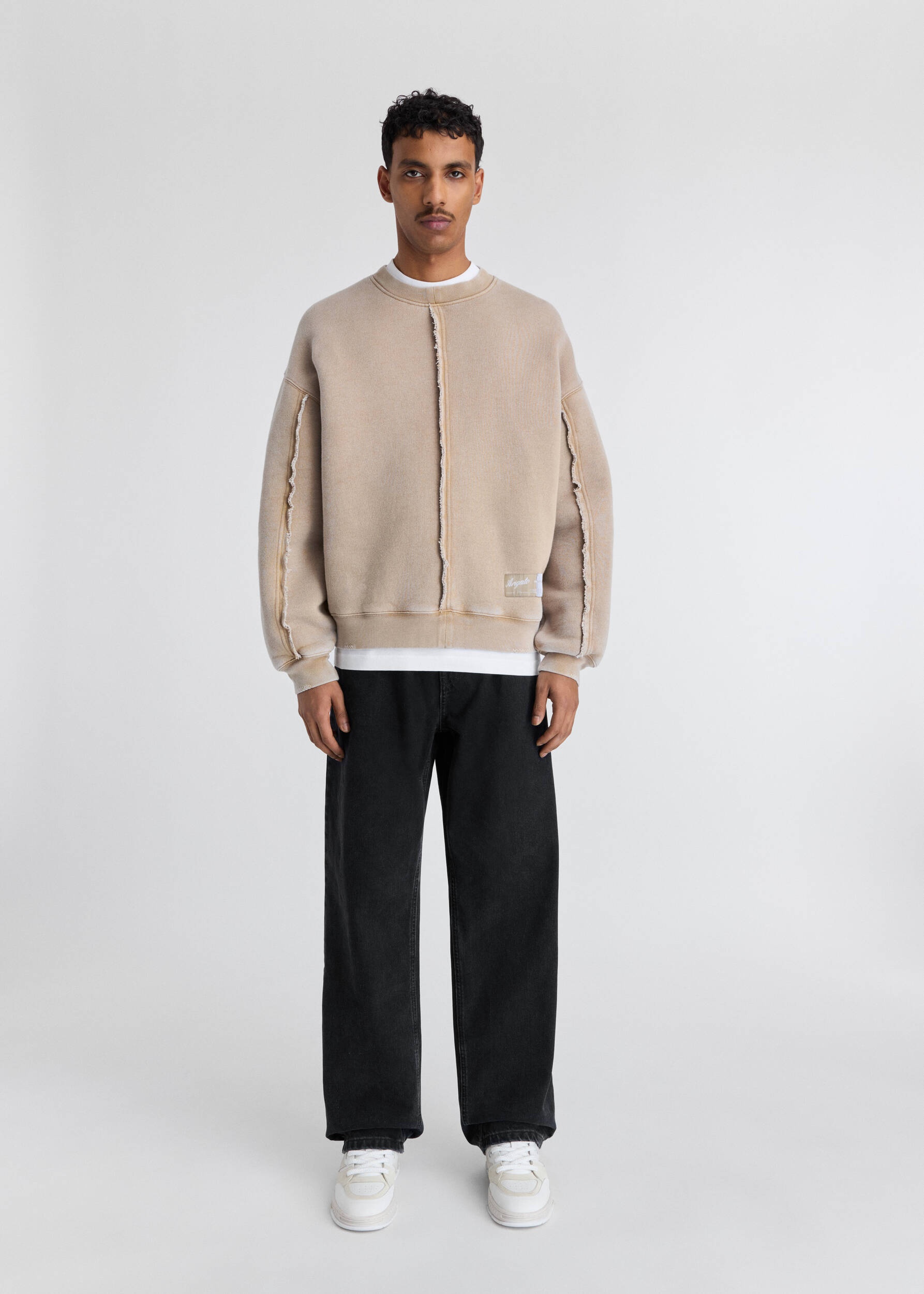 Chopped Distressed Sweatshirt - 2