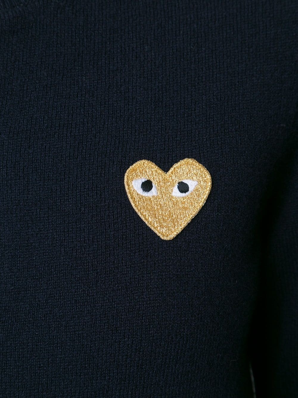 embroidered heart cardigan - 5