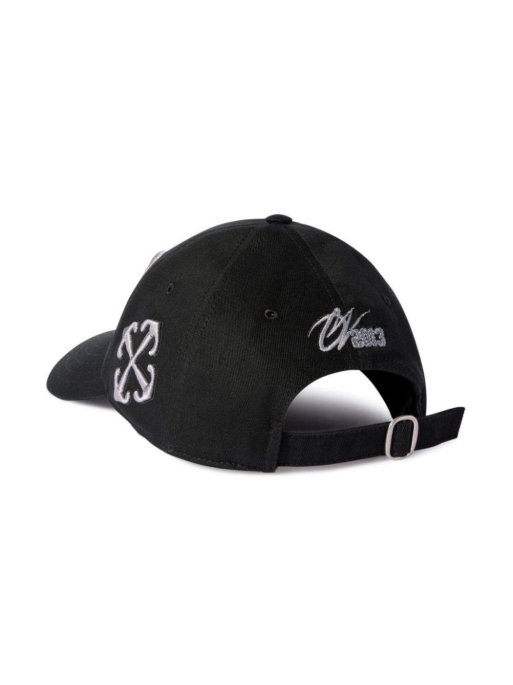 embroidered cotton cap - 2