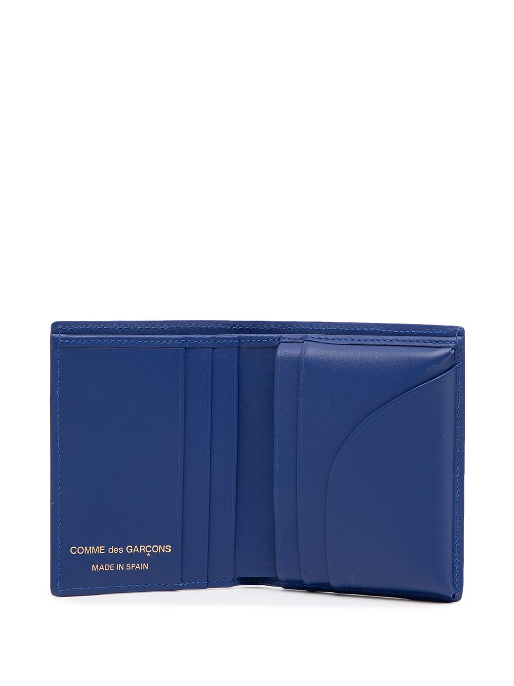 polka dot-print leather cardholder - 3