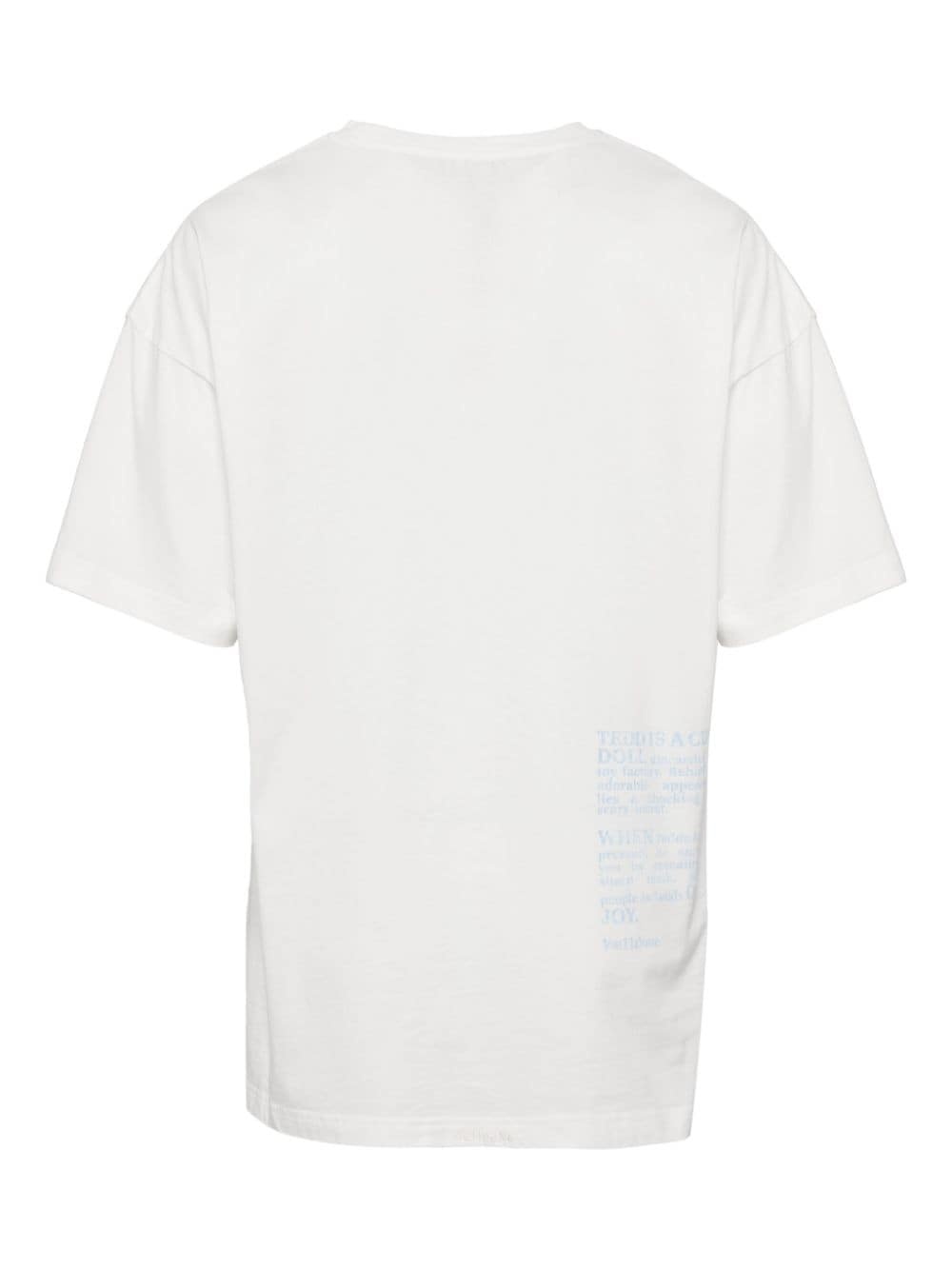 printed short-sleeves T-shirt - 2