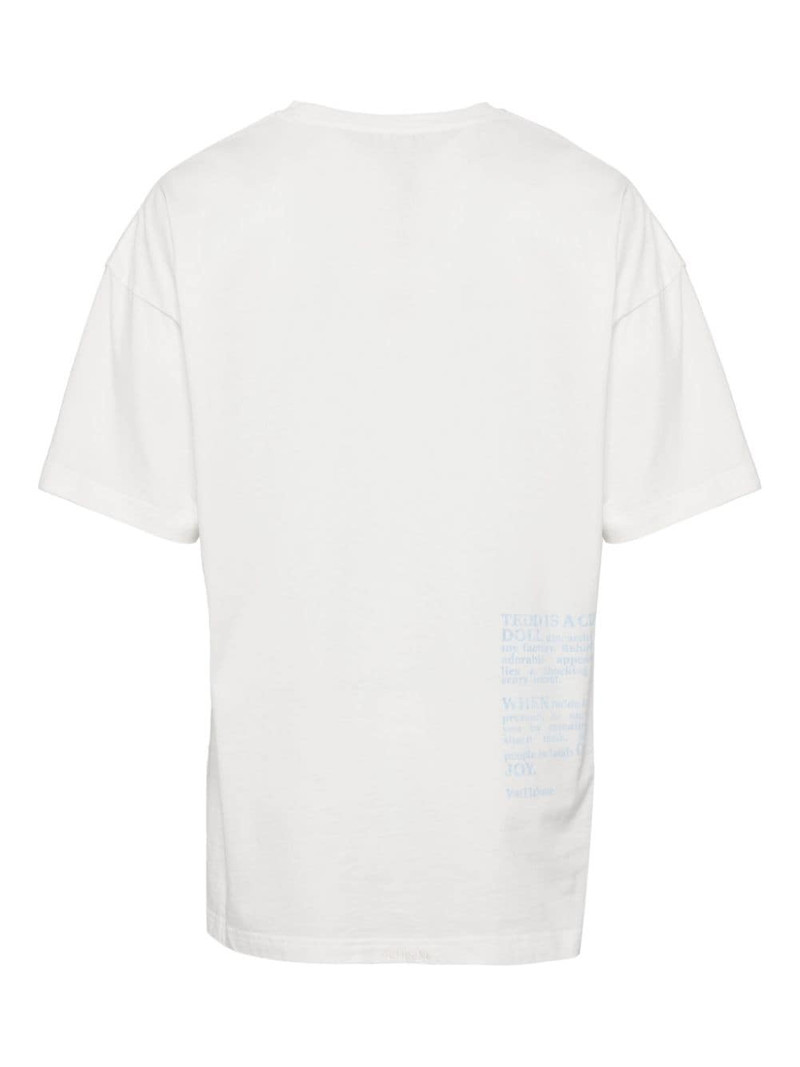We11done printed short-sleeves T-shirt outlook