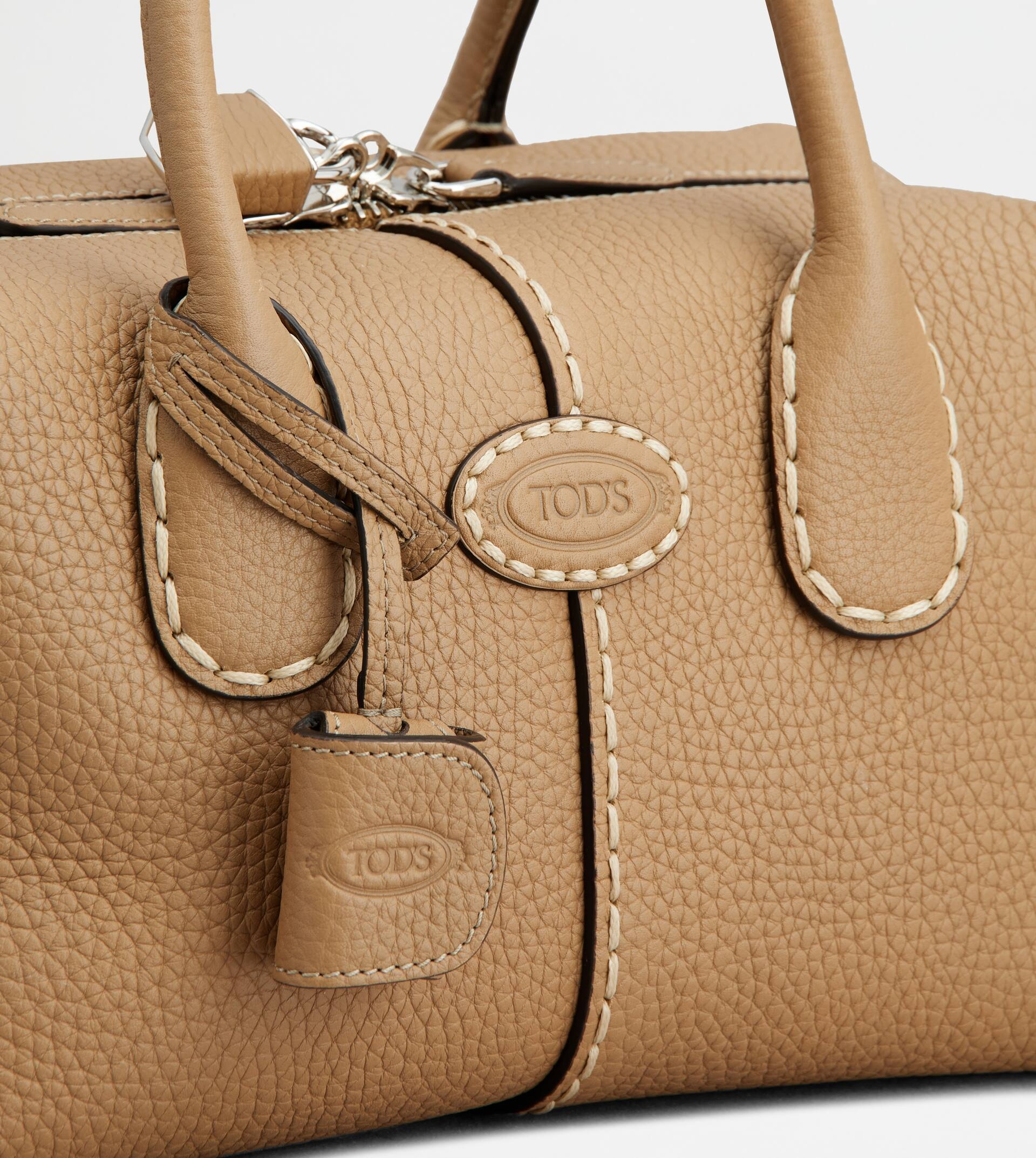 TOD'S DI BAG BAULETTO IN LEATHER MINI - BROWN - 6