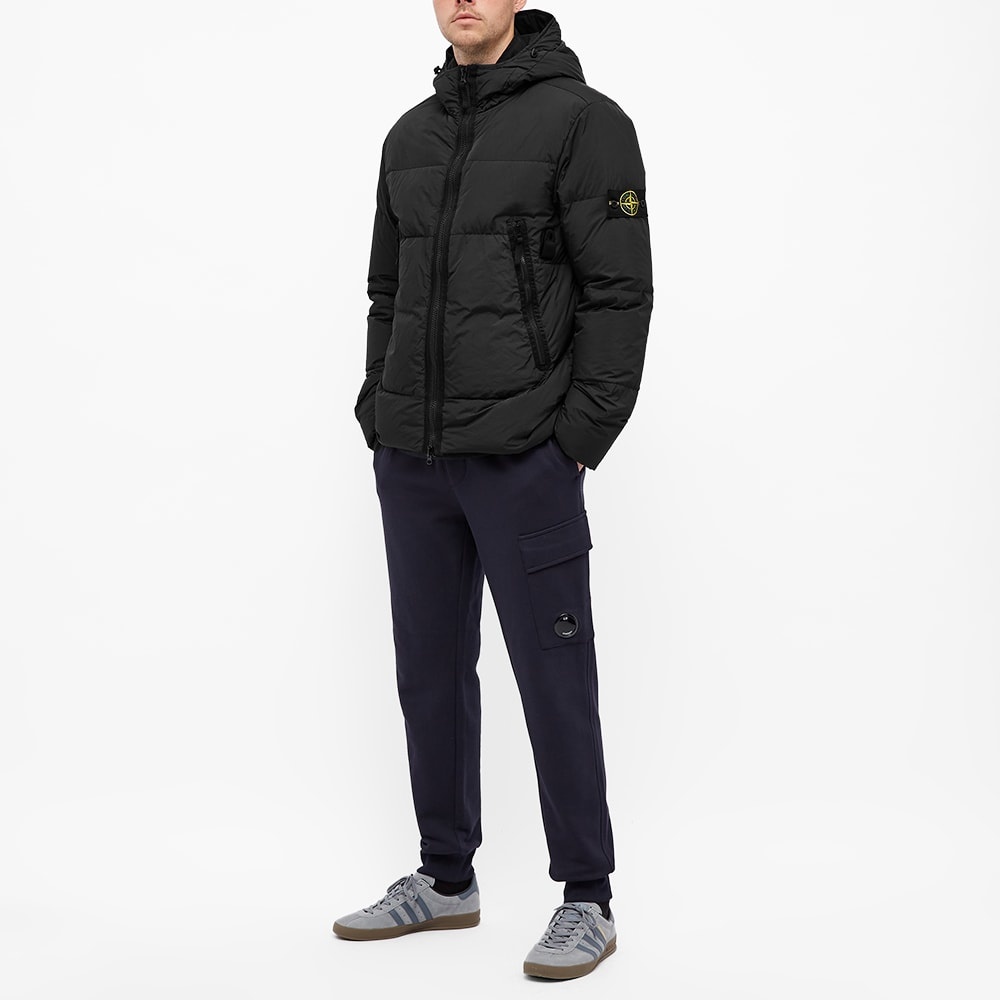 Stone Island Garment Dyed Crinkle Reps Hooded Down Jacket - 7