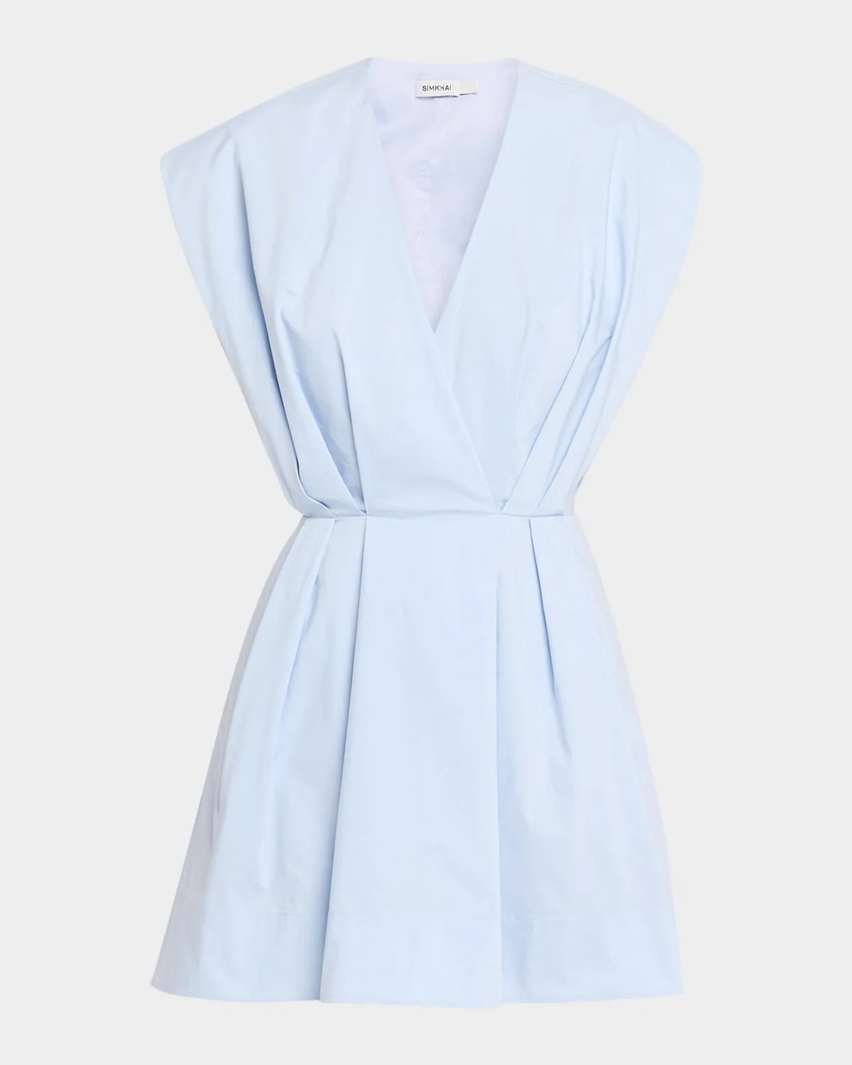 Sefi V-Neck Cotton Mini Dress - 1