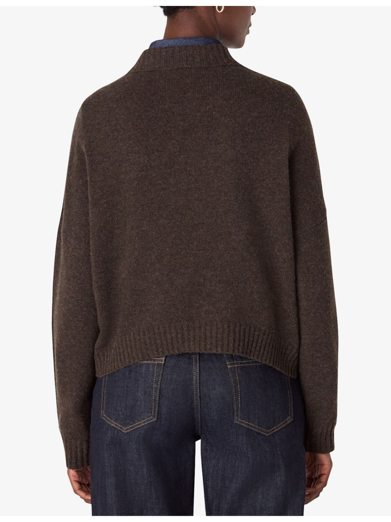 Curved-Hem Regular-Fit Wool Jumper 4