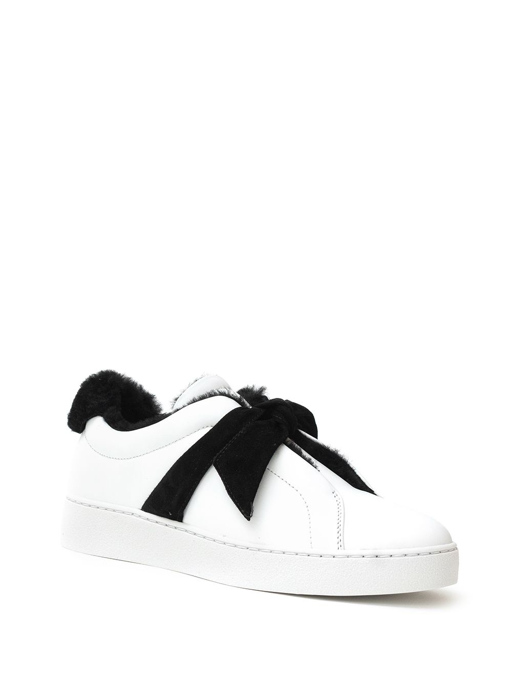 shearling-trimmed sneakers - 2