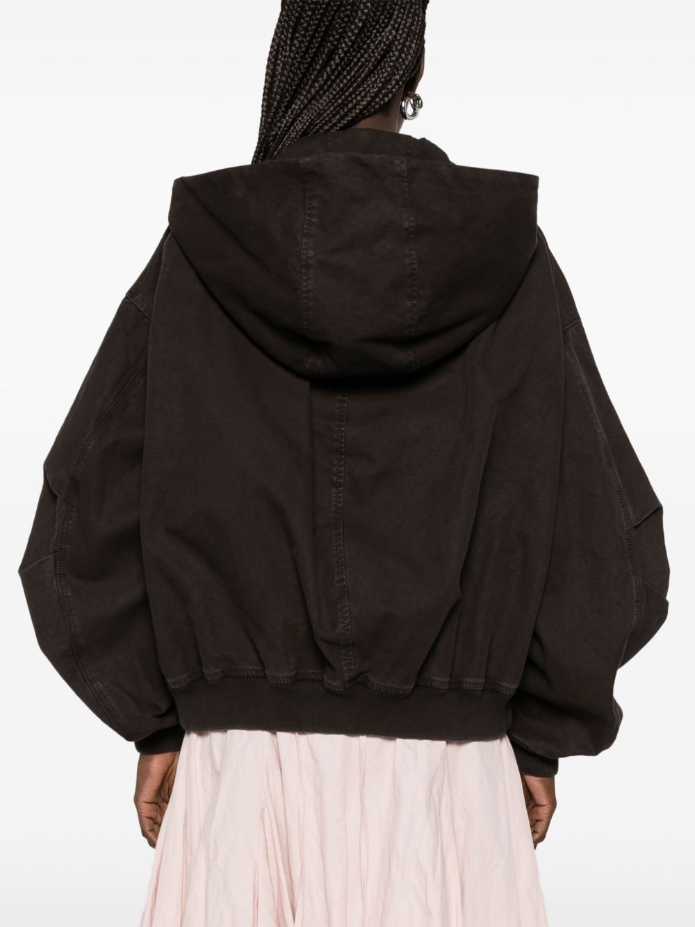 hooded bomber jacket - 4