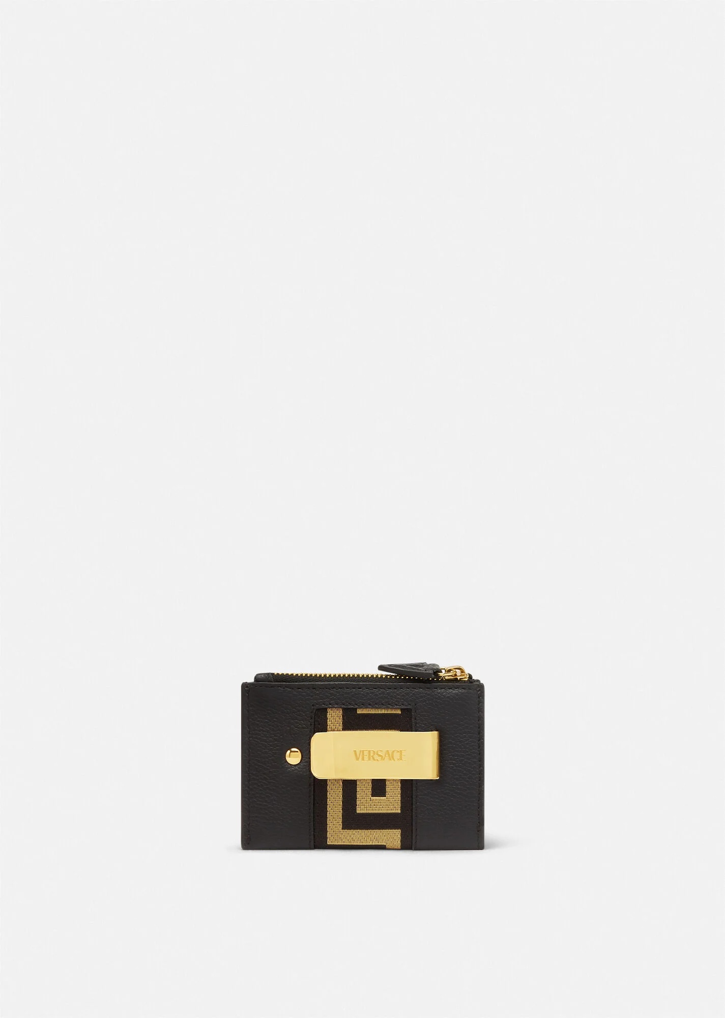 Greca Leather Card Case - 3