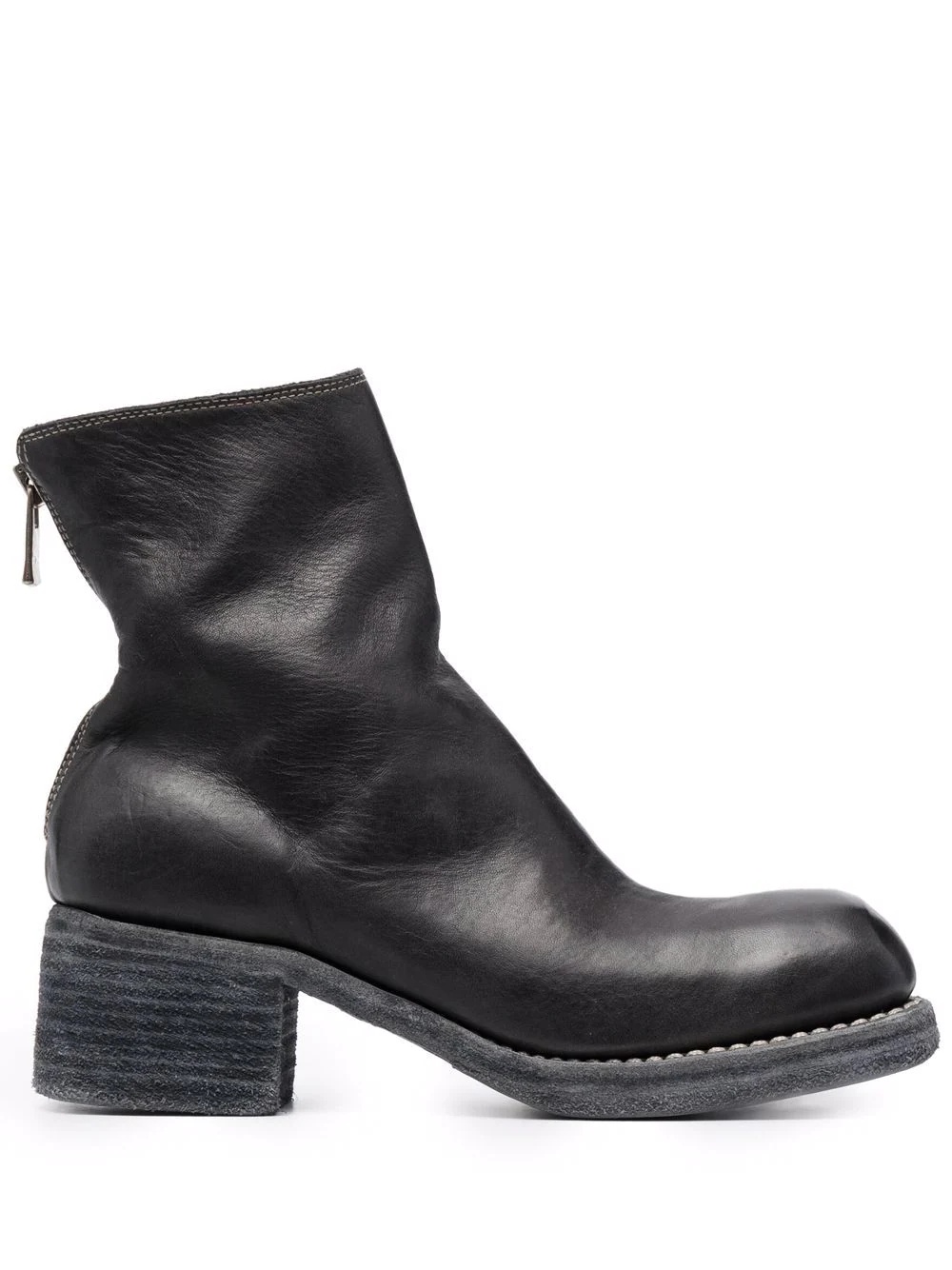 zip-front ankle boots - 1