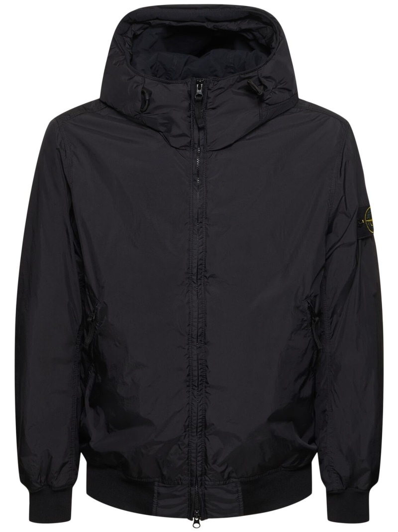 Hooded padded bomber jacket - 1