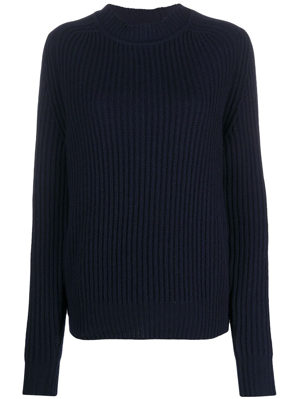 ribbed cashmere jumper - 1