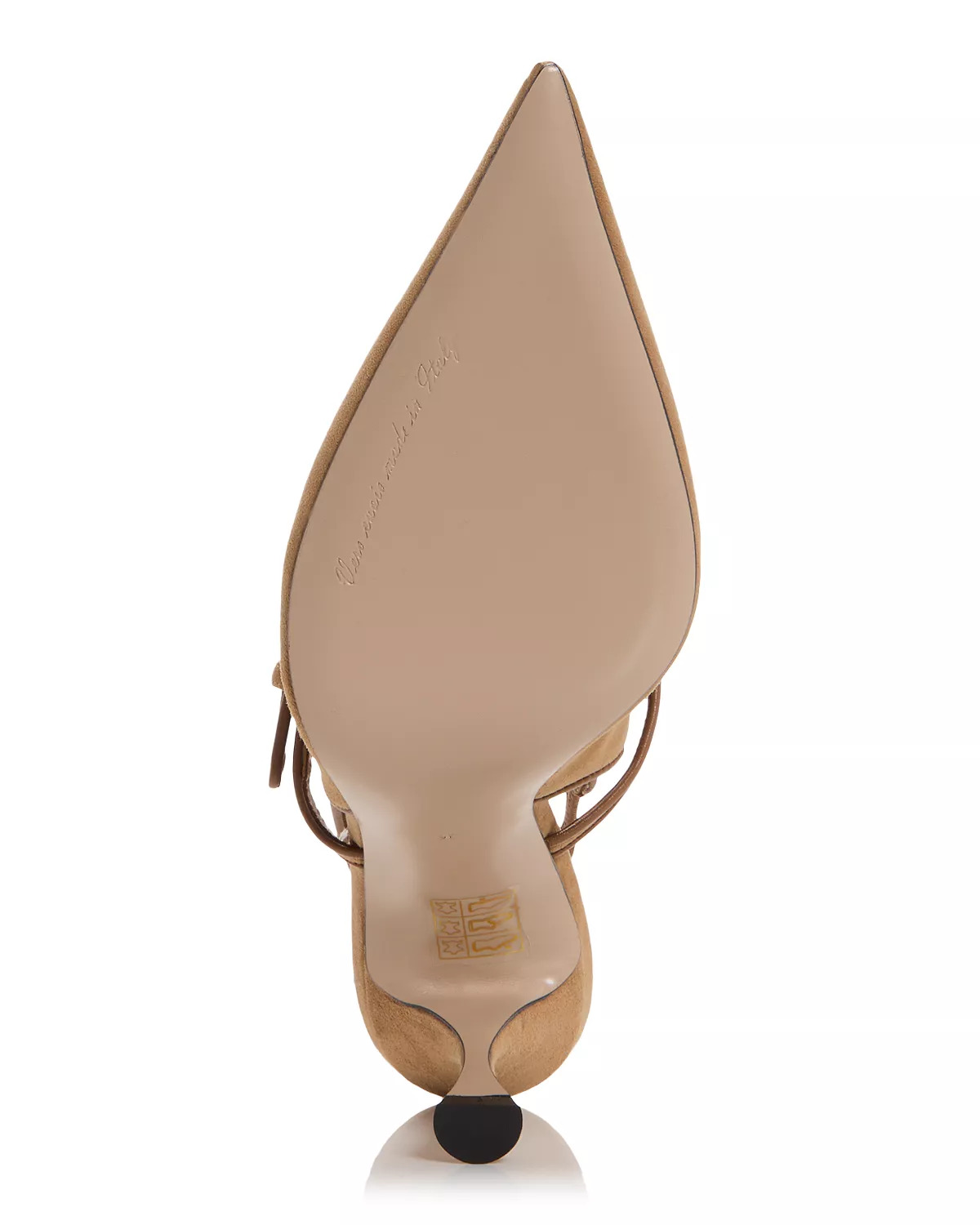 Women's Suede & Leather Slingbacks - 6