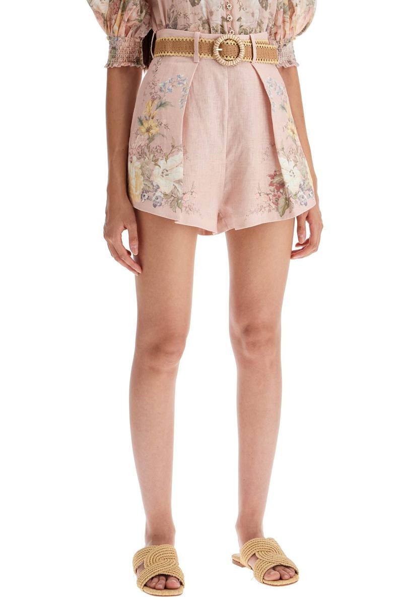 Zimmermann Floral Linen Waverly Shorts - 2