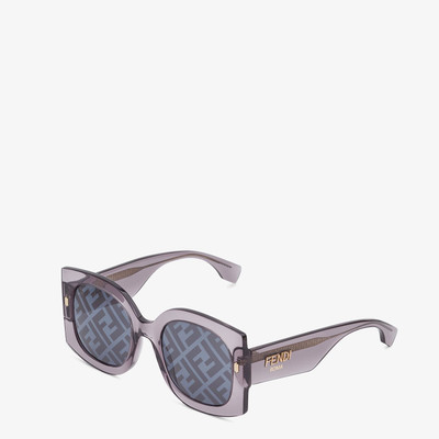 FENDI Sunglasses in transparent gray acetate outlook