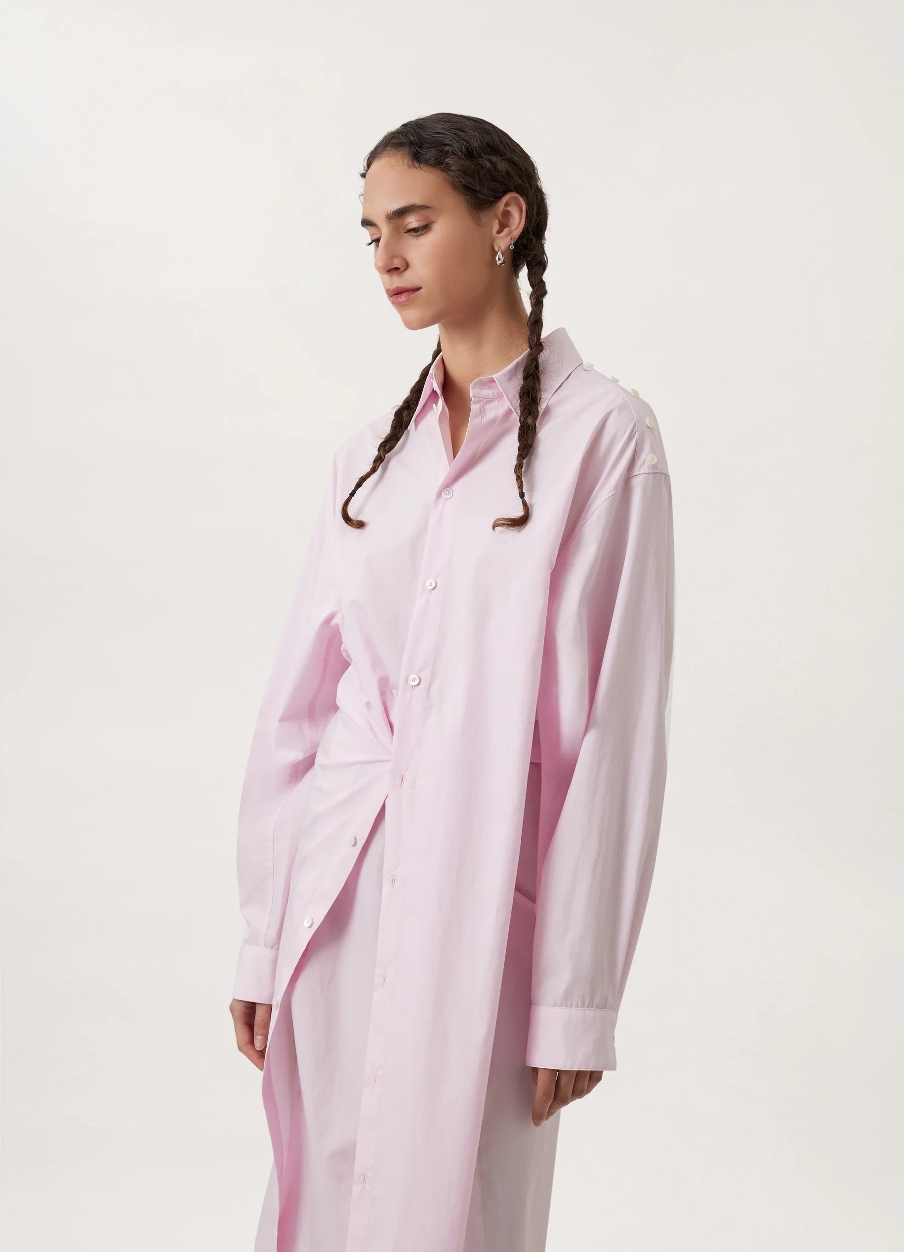 PLAYFUL BUTTONED SHIRT DRESS
COTTON POPLIN - 3