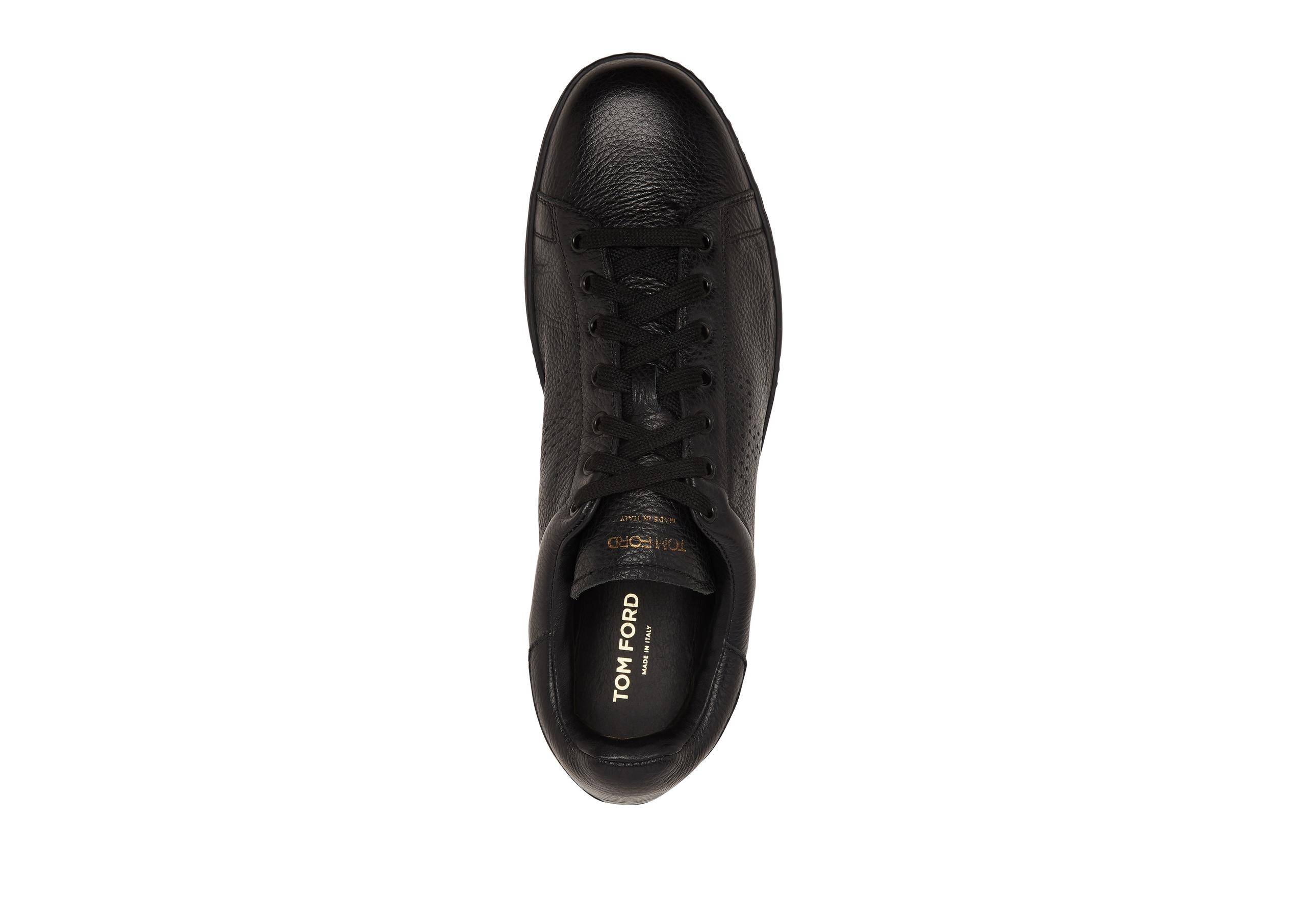 WARWICK GRAINED LEATHER SNEAKER - 2