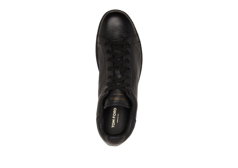 TOM FORD WARWICK GRAINED LEATHER SNEAKER outlook