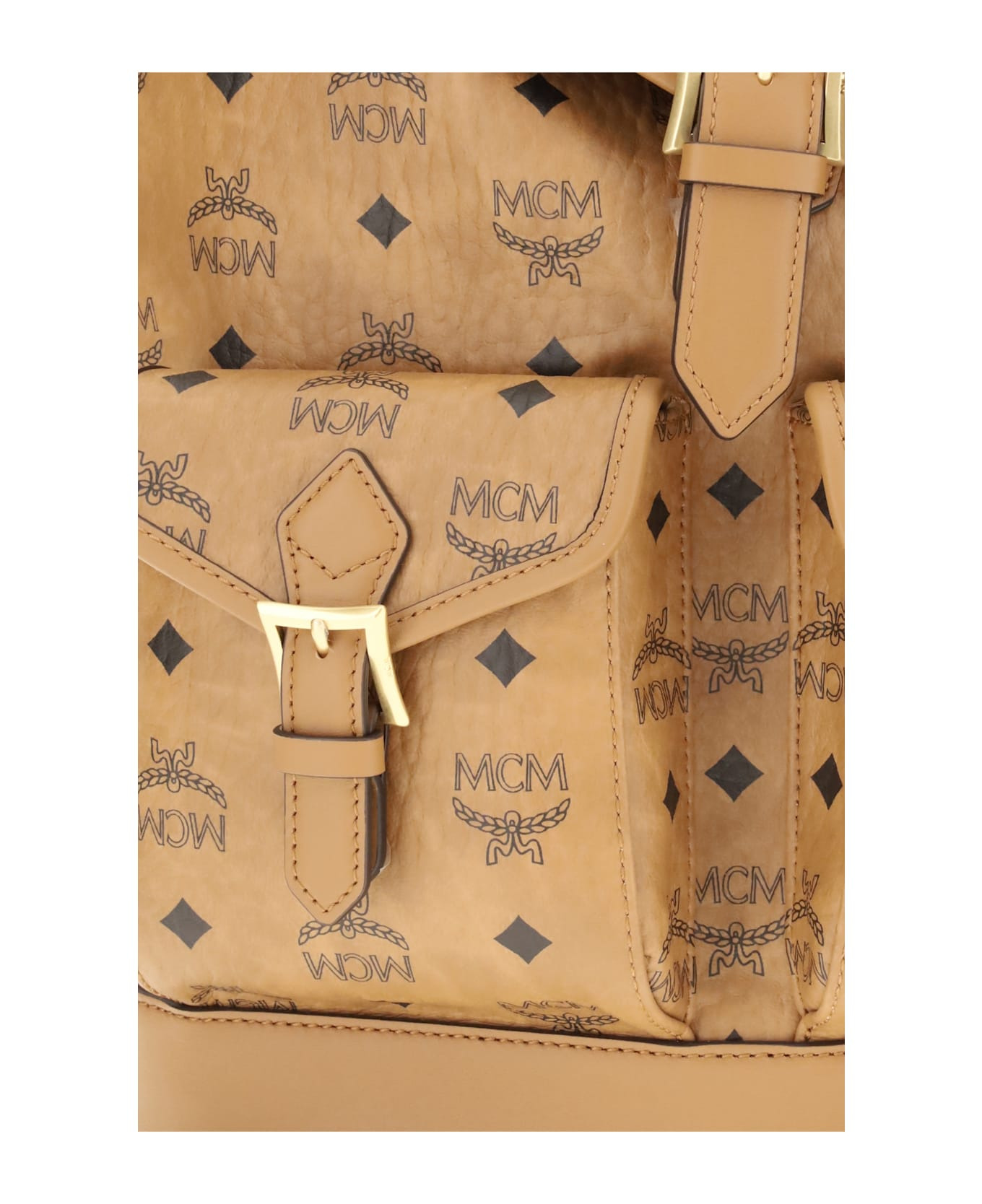 Printed Canvas Backpack - 3