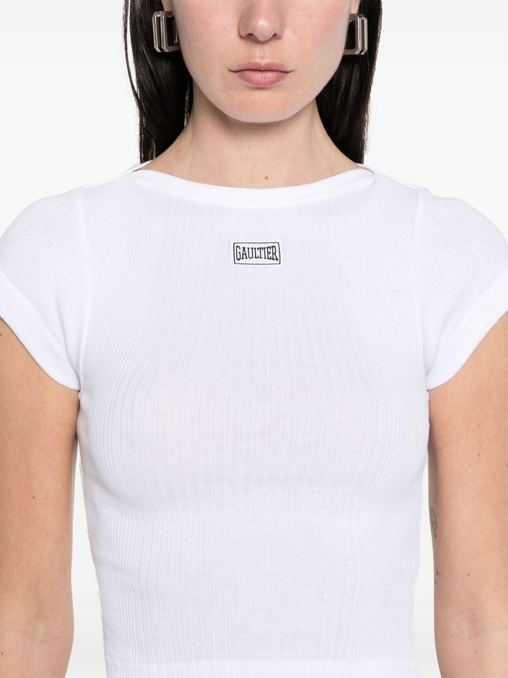 logo-patch T-shirt - 5
