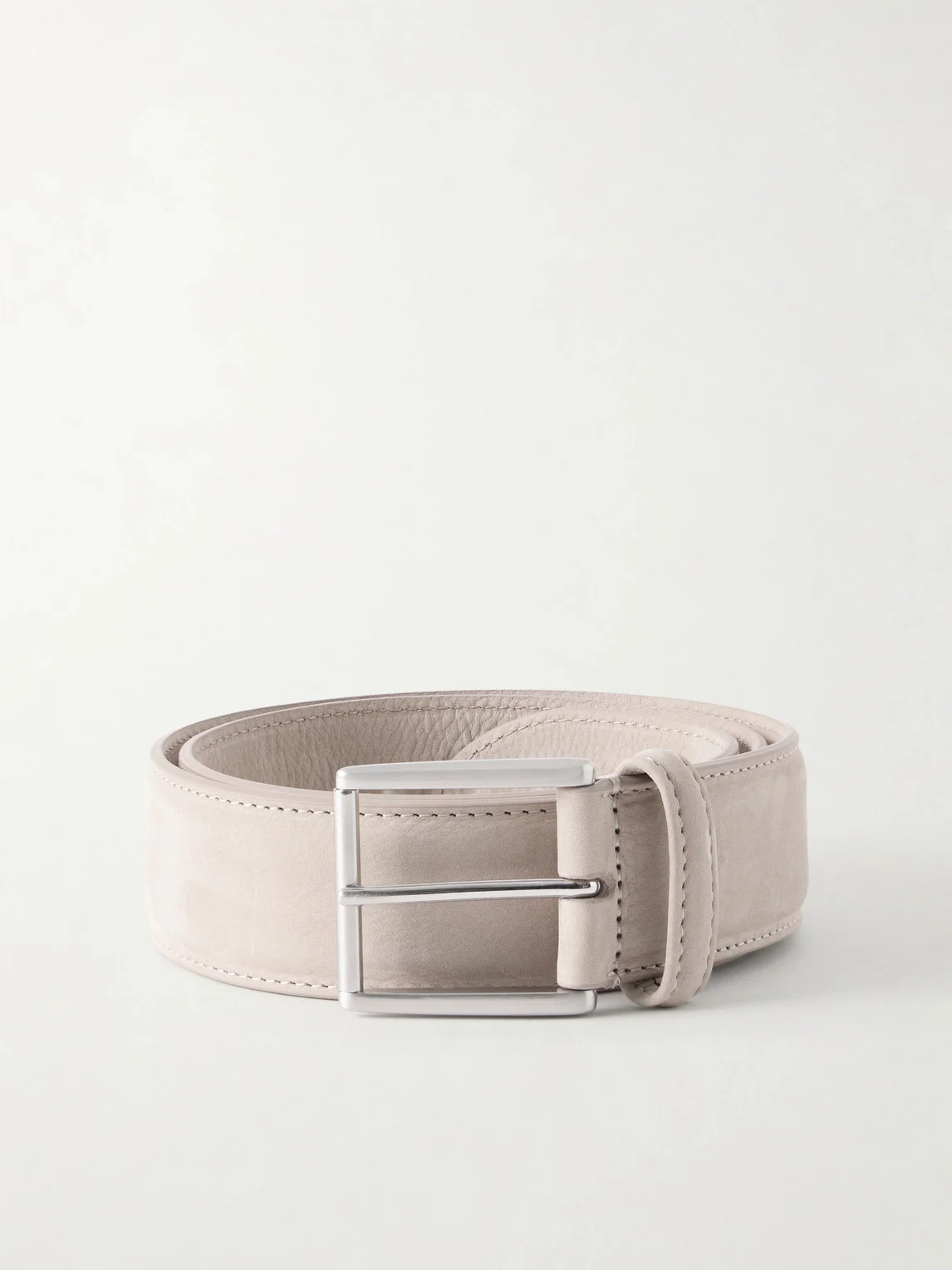 3cm Suede Leather Belt - 1