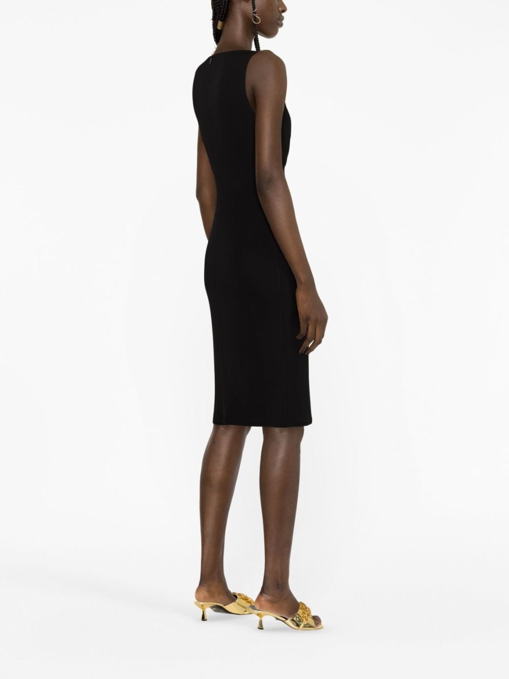 Medusa Head-motif straps fitted dress - 4