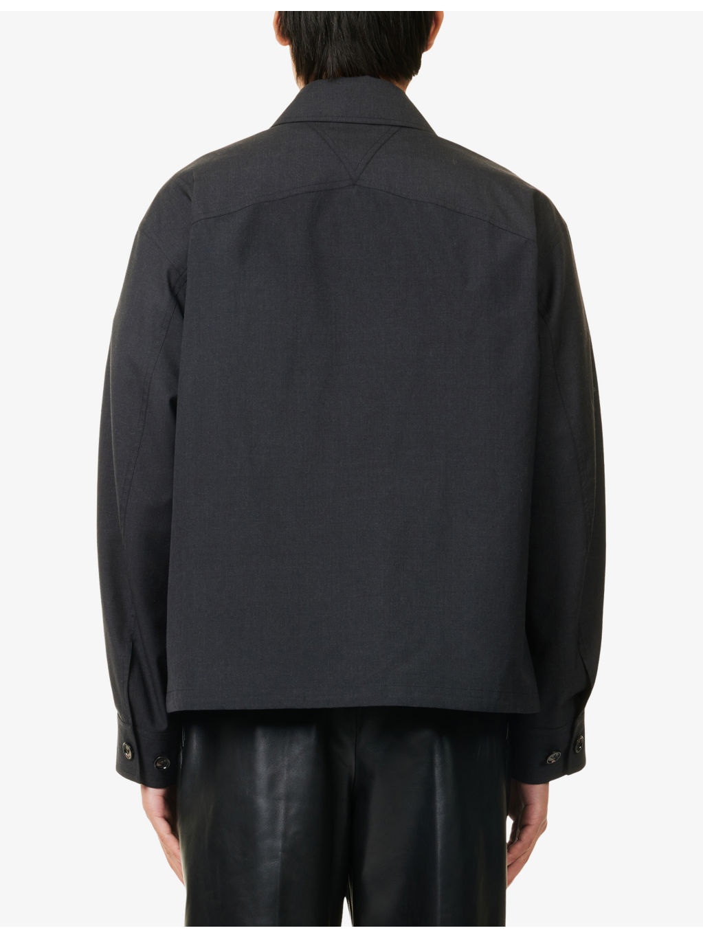 Blouson Relaxed-Fit Cotton Blend Jacket - 4