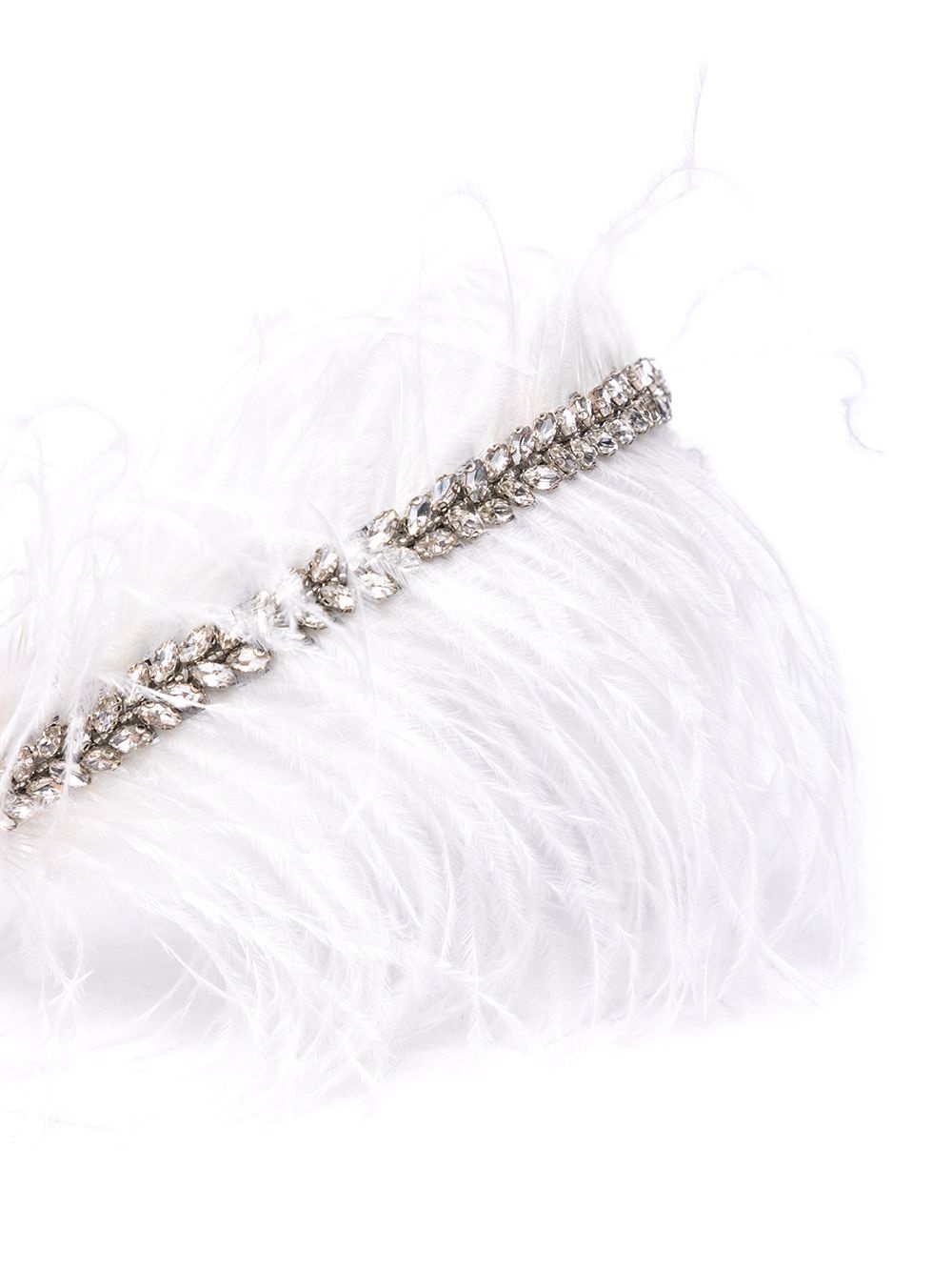 feather-embellished headband - 3