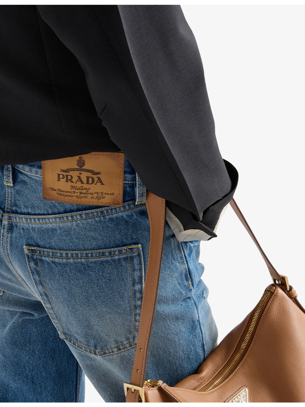 Wash-Effect Straight-Leg Denim Jeans - 6