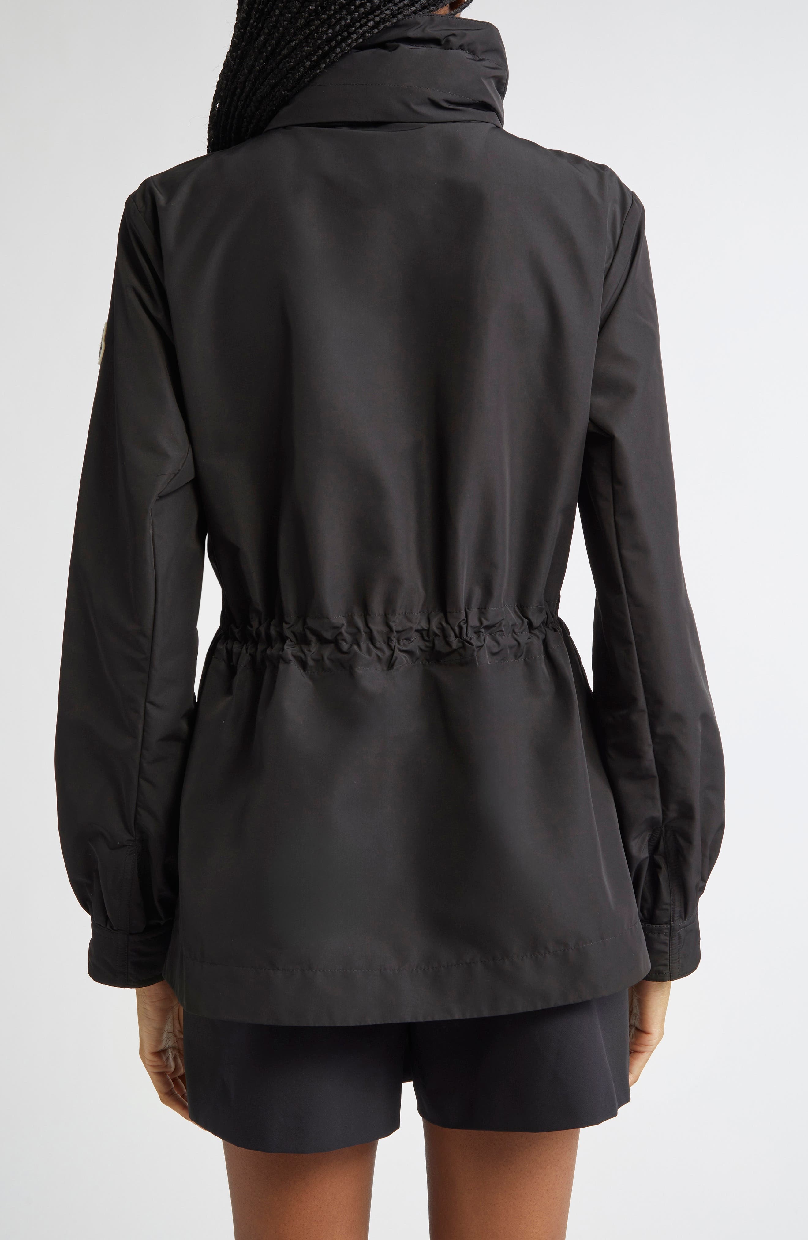 Moncler Enet Technical Twill Jacket in Black at Nordstrom - 3