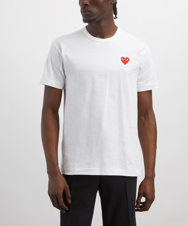 Comme des Garçons PLAY Red Heart Logo T-Shirt outlook