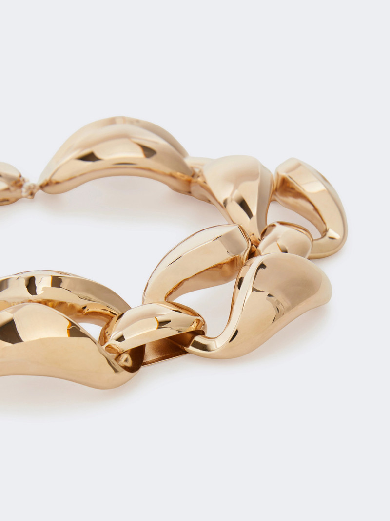 Max Mara Bold metal necklace - BRONZE outlook