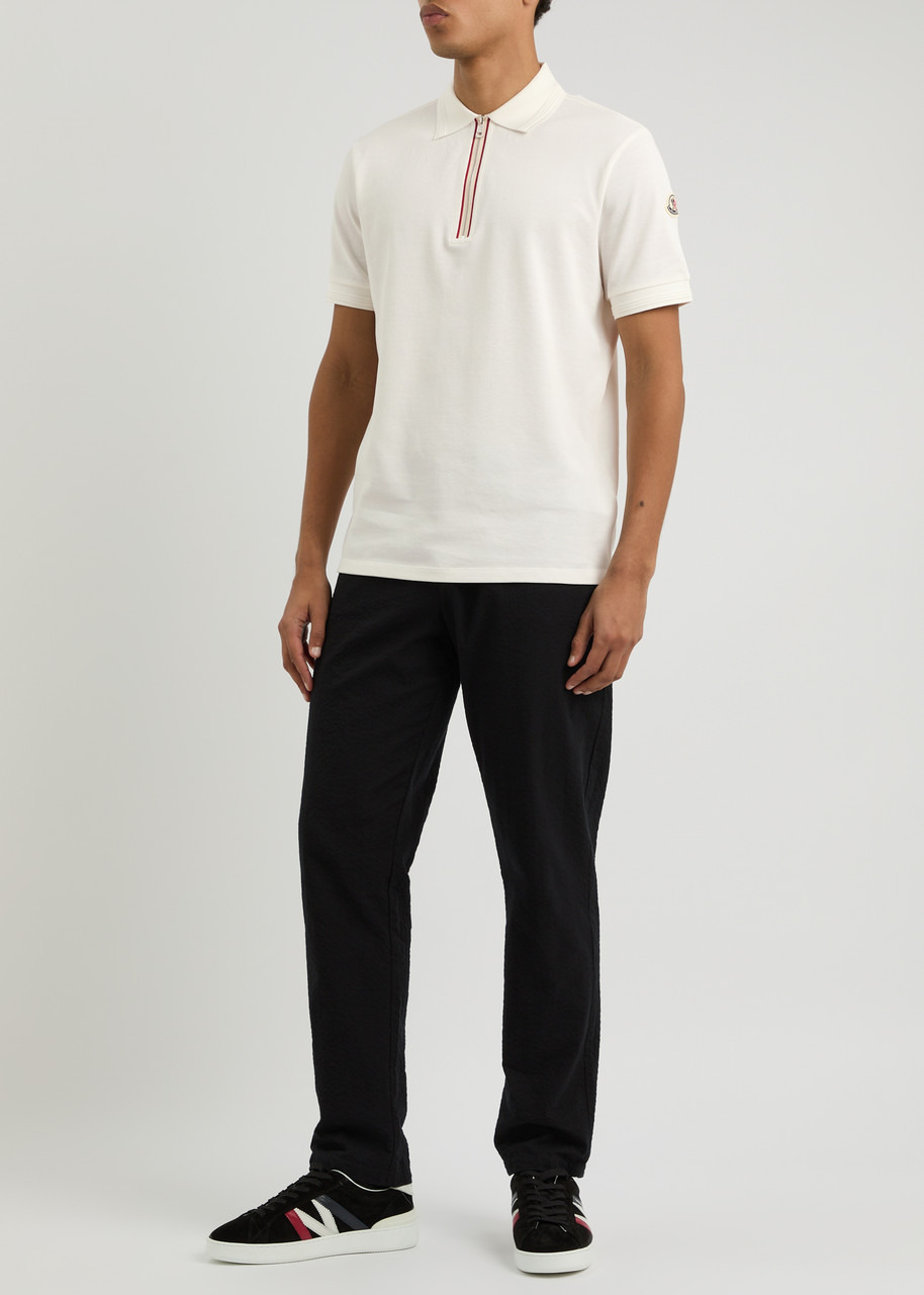 Moncler Half-zip Piqué Cotton Shirt - 4