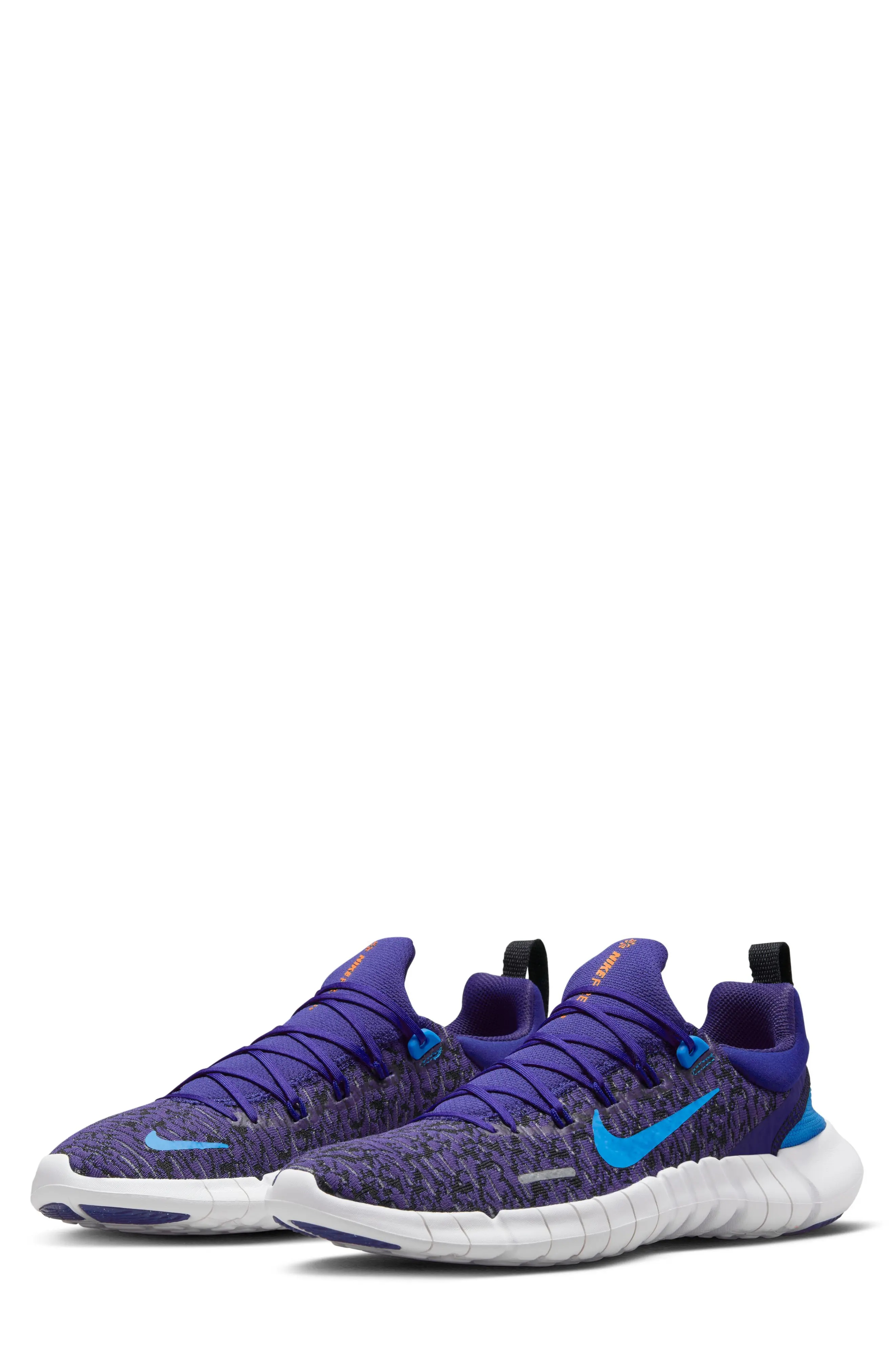 Nike Free Run 5.0 Running Shoe in Deep Royal Blue Photo Blue REVERSIBLE