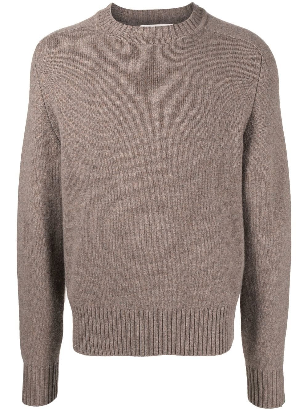 crew-neck cashmere jumper - 1