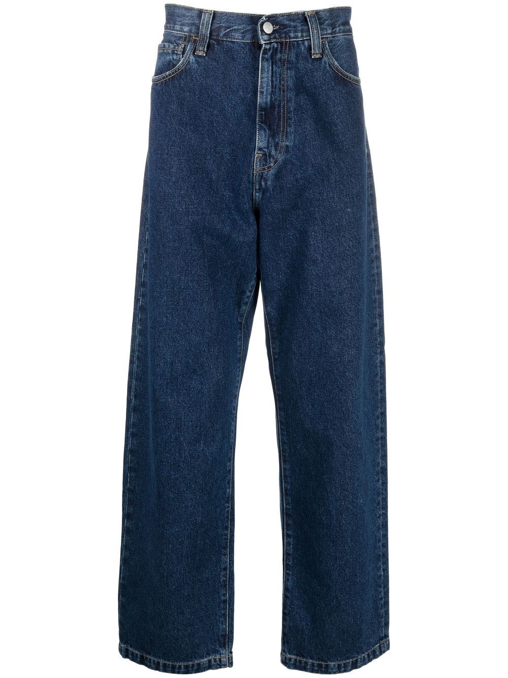 mid-rise straight-leg jeans - 1