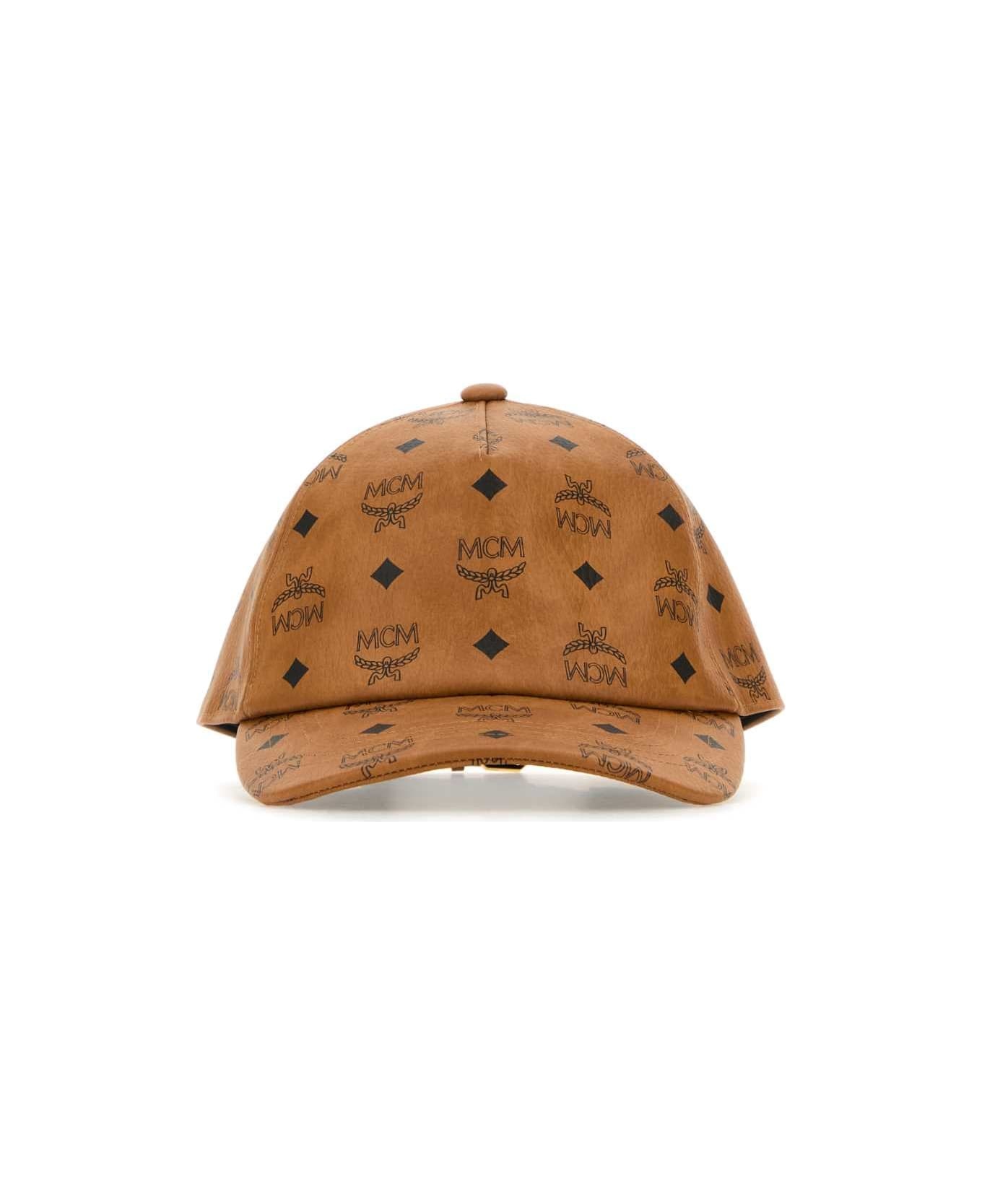 Printed Canvas Baseball Cap - 1