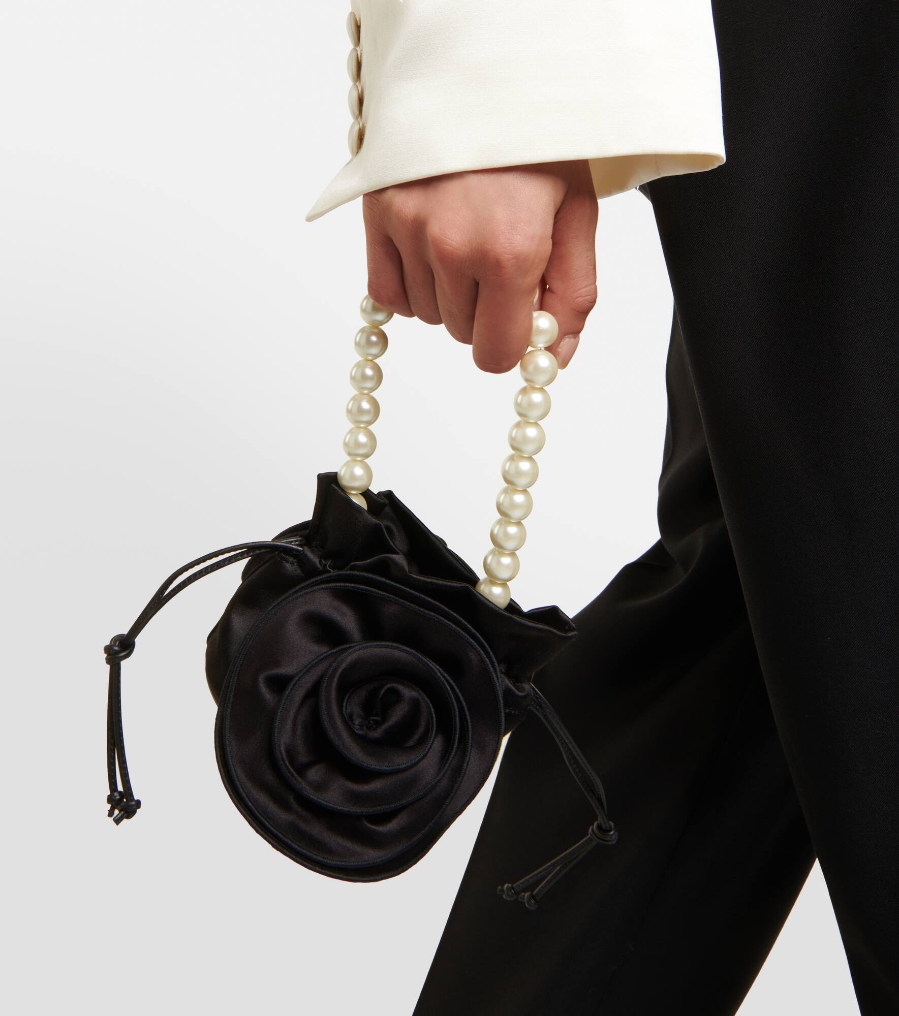 Magda Small satin tote bag - 2