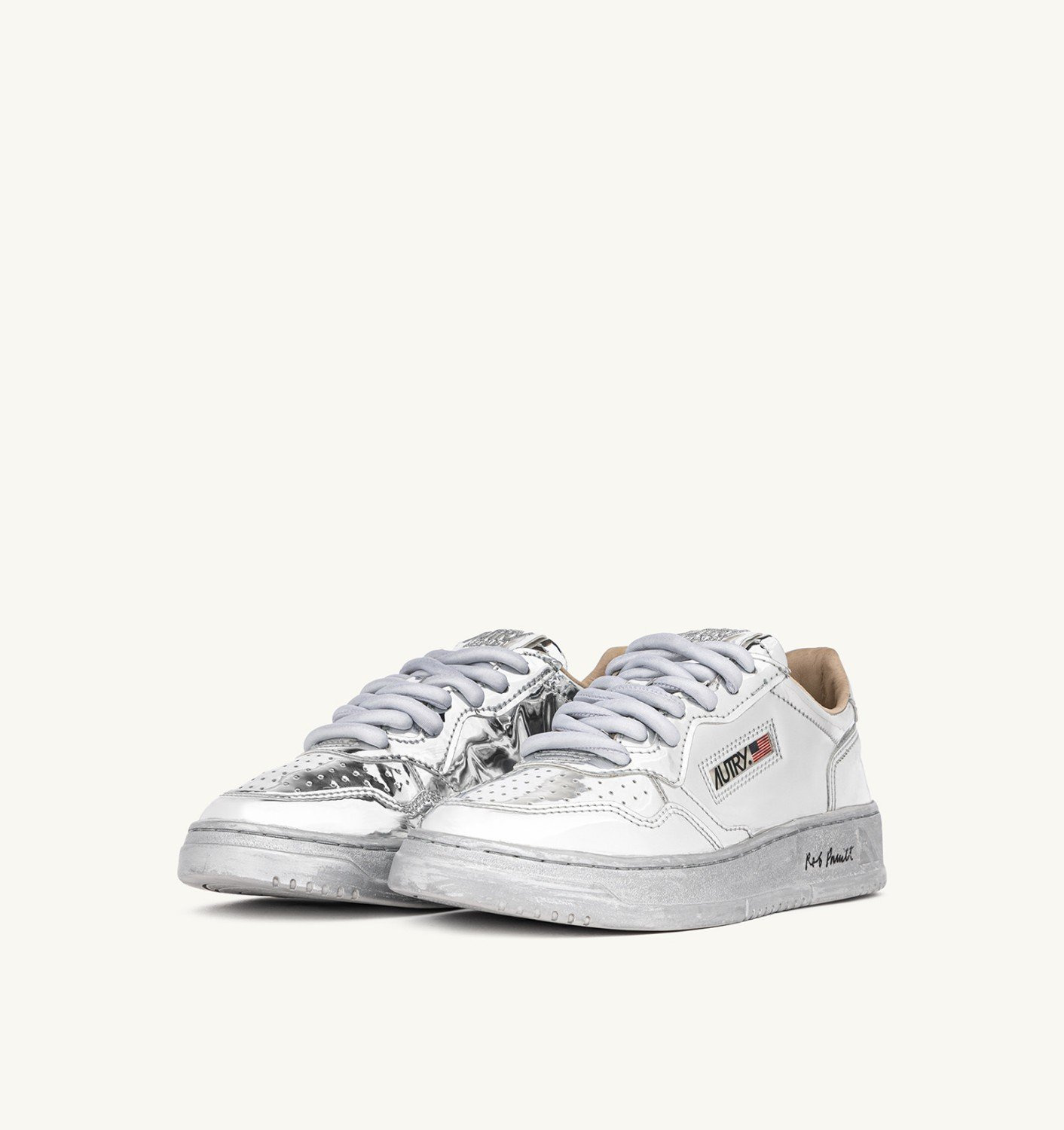 WOMEN'S 'ROB PRUITT' MIRROR-FINISH MEDALIST LOW SNEAKERS - 2