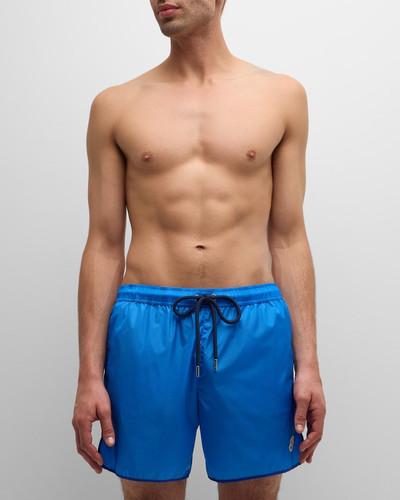 Moncler Men's Retro Logo Swim Shorts outlook