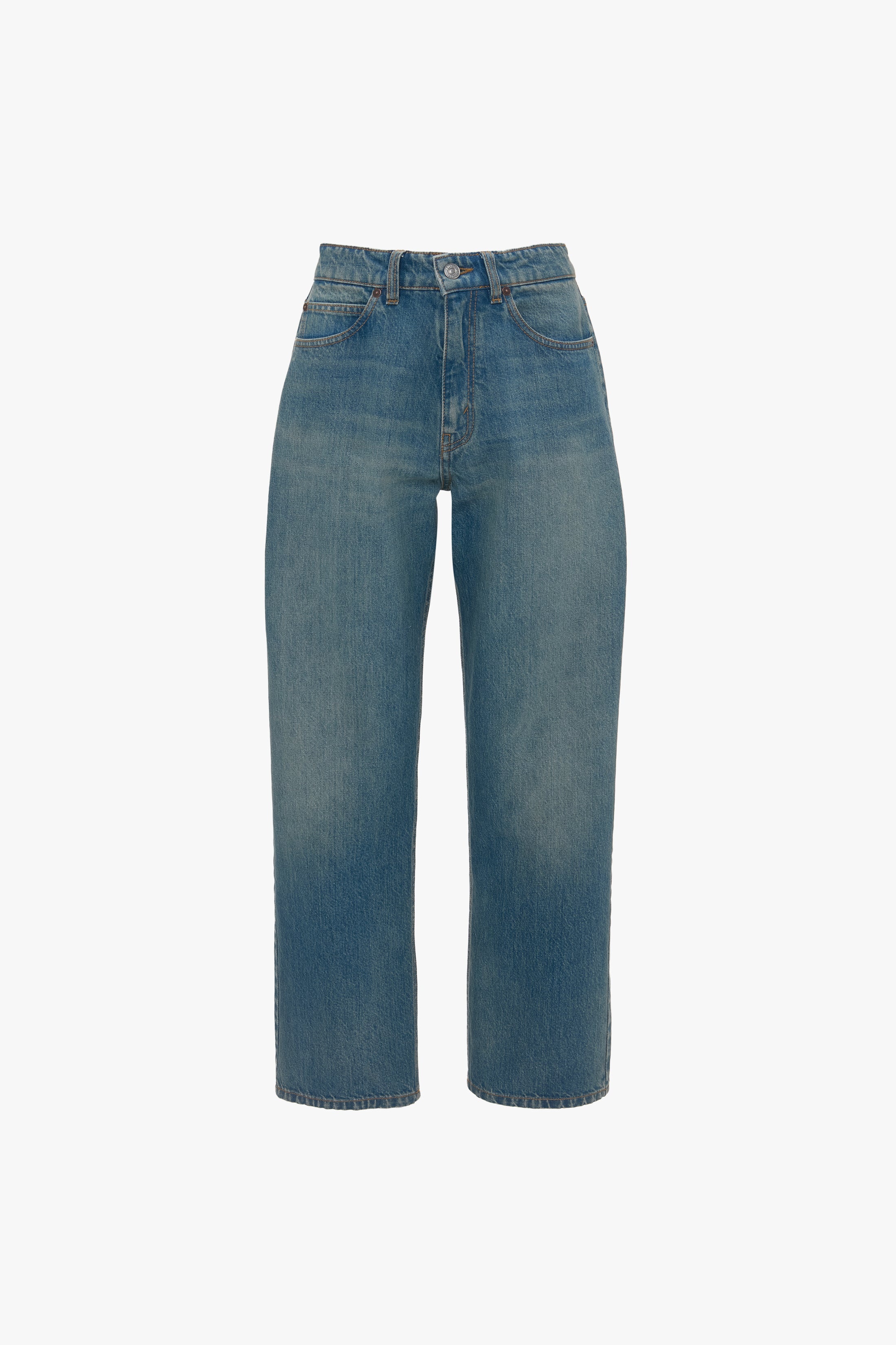 Exclusive Bernie Relaxed Jean In Mid Blue - 1