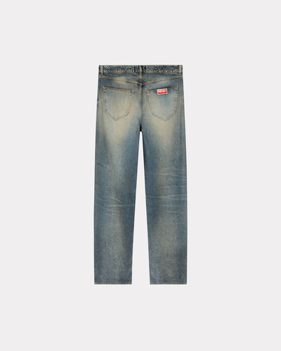 KENZO Straight-fit Asagao Japanese denim jeans outlook