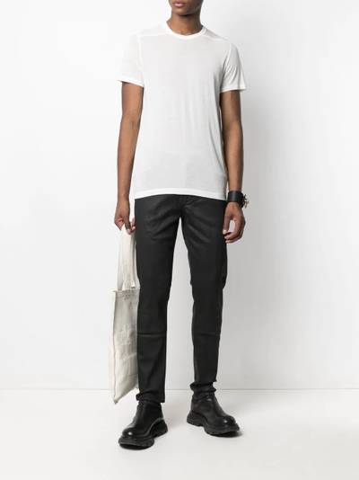 Rick Owens piped-trim short-sleeve T-shirt outlook