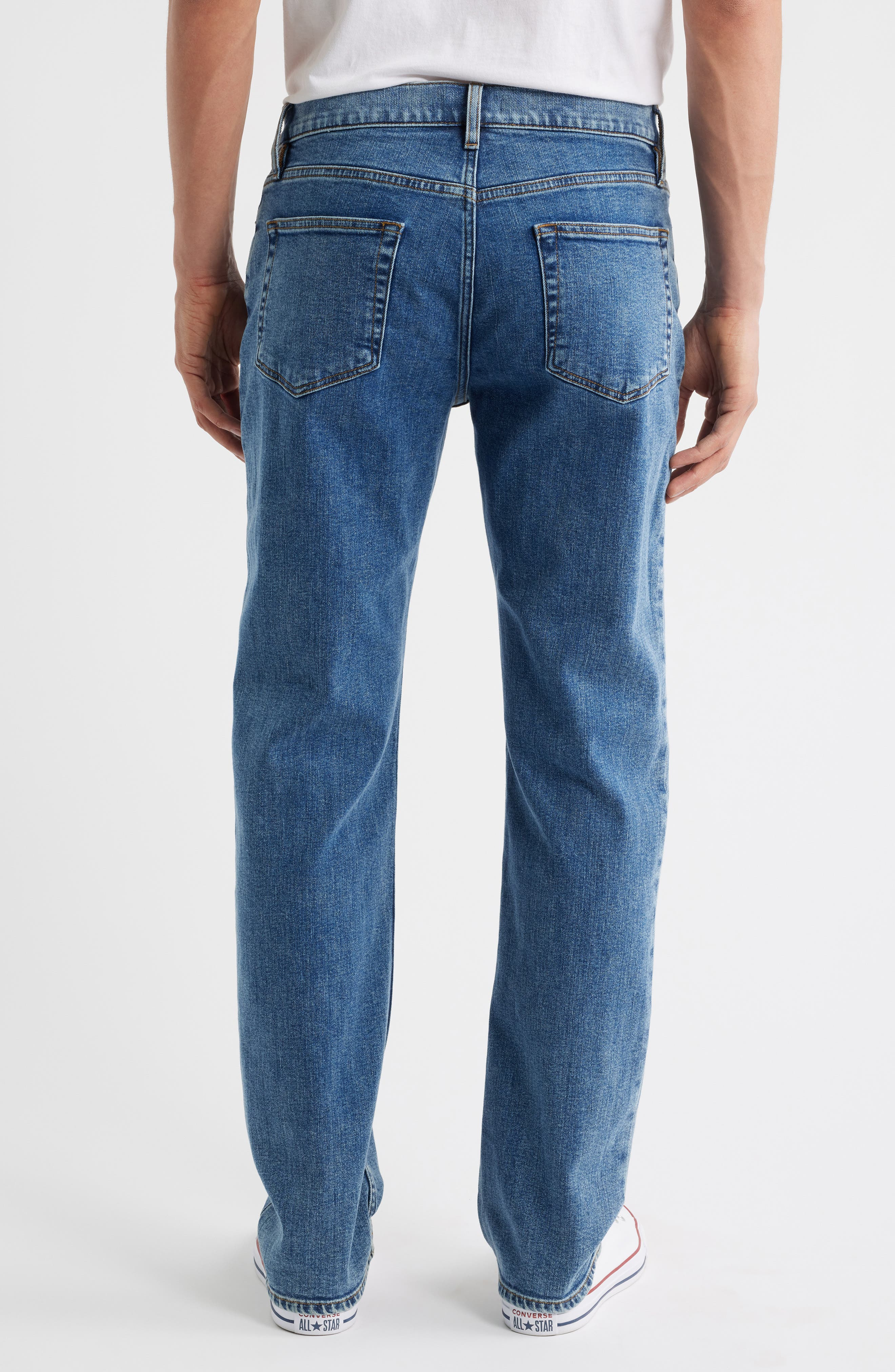 FRAME Modern Straight Leg Jeans in Blue Lake at Nordstrom - 2