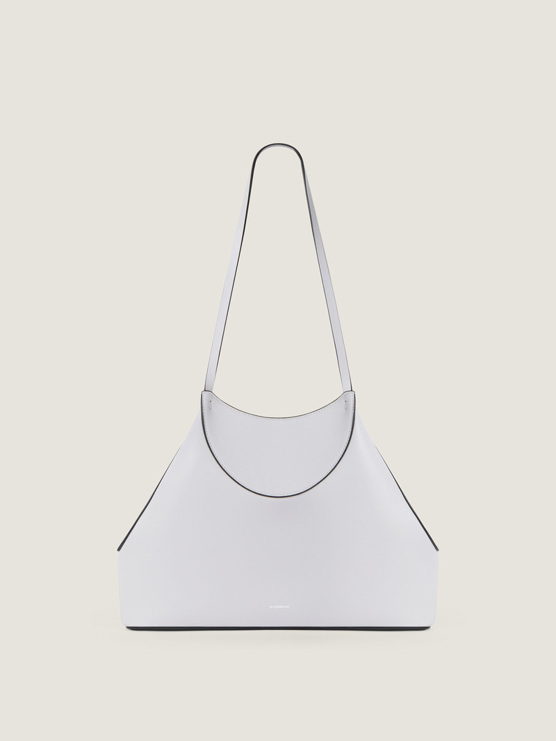 SMALL FACET TOTE BAG IN GRAINED LEATHER 1