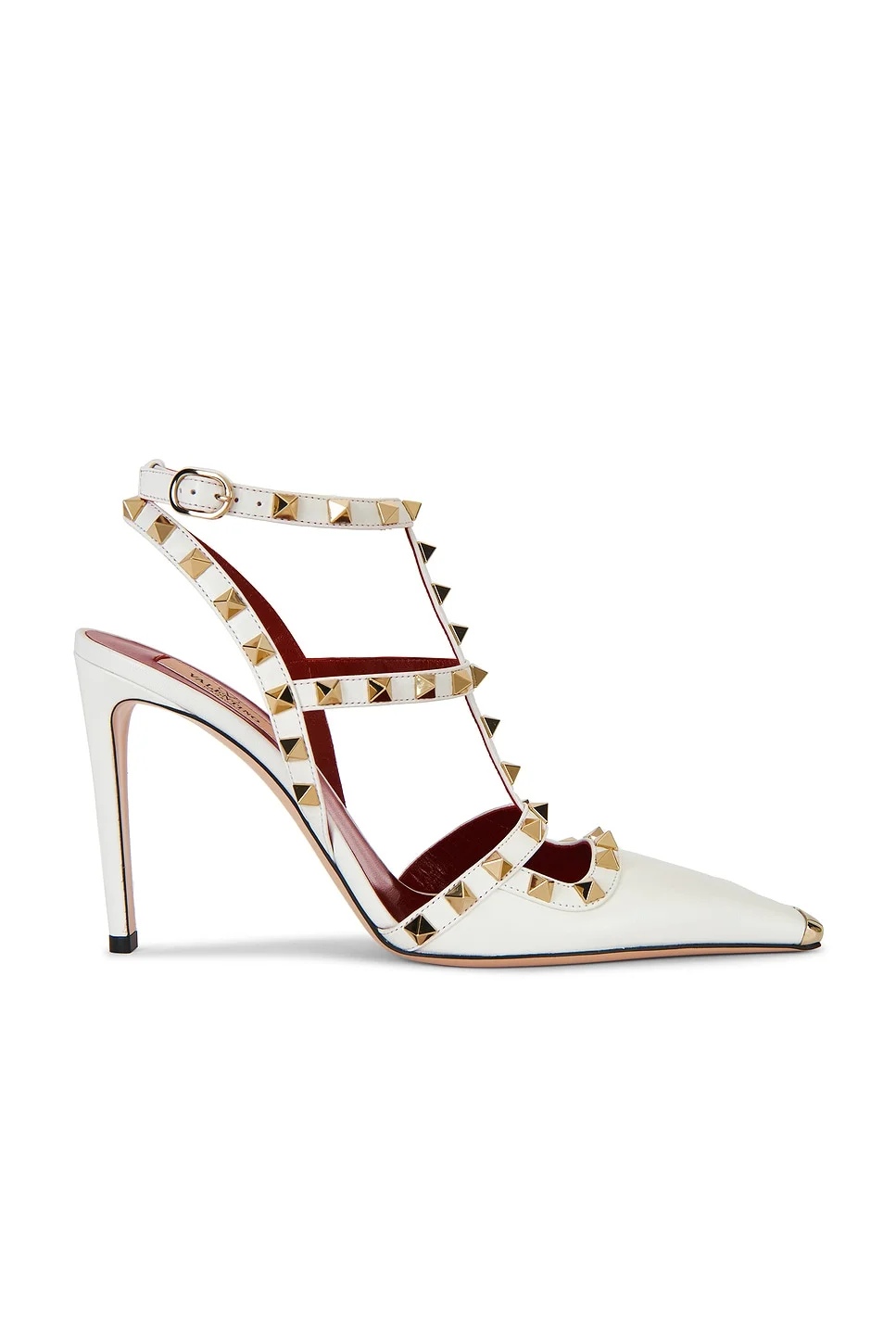 Rockstud Ankle Strap Pump - 1